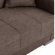 ΚΑΝΑΠΕΣ ΚΡΕΒΑΤΙ POLYA ΔΙΘΕΣΙΟΣ ΚΑΦΕ HM3241.02 153x87x77 εκ.