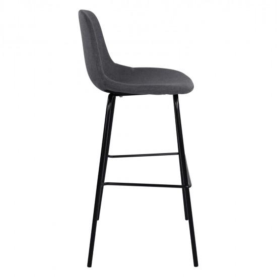ΣΚΑΜΠΟ VINCENT HM9298.10 ΜΕΣΑΙΟΥ ΥΨΟΥΣ ΓΚΡΙ  ΜΕ ΜΕΤΑΛΛΙΚΑ ΠΟΔΙΑ 47x51x96 εκ.