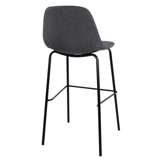 ΣΚΑΜΠΟ VINCENT HM9298.10 ΜΕΣΑΙΟΥ ΥΨΟΥΣ ΓΚΡΙ  ΜΕ ΜΕΤΑΛΛΙΚΑ ΠΟΔΙΑ 47x51x96 εκ.