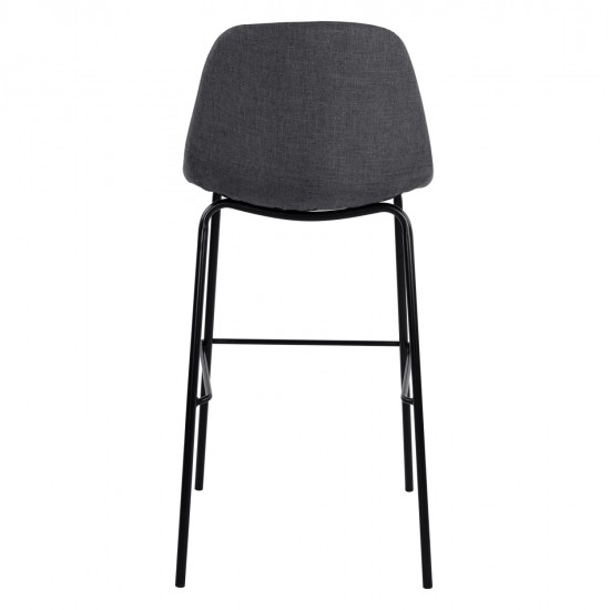 ΣΚΑΜΠΟ VINCENT HM9298.10 ΜΕΣΑΙΟΥ ΥΨΟΥΣ ΓΚΡΙ  ΜΕ ΜΕΤΑΛΛΙΚΑ ΠΟΔΙΑ 47x51x96 εκ.