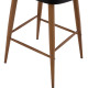ΣΚΑΜΠΟ ΜΠΑΡ VANESSA ΜΑΥΡΟ ΜΕΣΑΙΟΥ ΥΨΟΥΣ HM9300.02  43x45x97Υεκ.