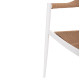 ΠΟΛΥΘΡΟΝΑ ΑΛΟΥΜΙΝΙΟΥ GRET HM5854.01 ΛΕΥΚΗ PE RATTAN ΜΠΕΖ 56x55,5x78Υεκ.