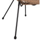 ΠΟΛΥΘΡΟΝΑ ACAPULCO Τ. ΦΩΛΙΑ ΜΕΤΑΛΛΟ ΜΑΥΡΟ ΜΕ TWISTED WICKER HM5871.01 70x73x79 εκ.