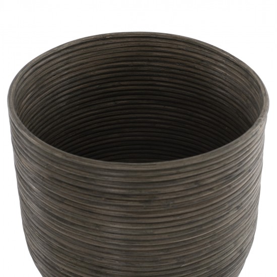 ΓΛΑΣΤΡΑ ΑΠΟ RATTAN ΚΑΙ BAMBOO HM7724 36Χ35Χ95Yεκ.ΦΥΣΙΚΟ - ΠΡΑΣΙΝΟ