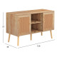 ΕΠΙΠΛΟ TV ΜΕΛΑΜΙΝΗΣ COLM ΜΕ ΠΟΡΤΕΣ RATTAN HM9223.11 ΣΕ ΧΡΩΜΑ ΦΥΣΙΚΟ 120x39x57Υεκ.