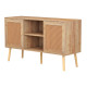 ΕΠΙΠΛΟ TV ΜΕΛΑΜΙΝΗΣ COLM ΜΕ ΠΟΡΤΕΣ RATTAN HM9223.11 ΣΕ ΧΡΩΜΑ ΦΥΣΙΚΟ 120x39x57Υεκ.