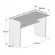 ΓΡΑΦΕΙΟ ΜΕΛΑΜΙΝΗΣ SONAMA ΛΕΥΚΟ CLASSIKER 118x58x80Υεκ.HM9227.12