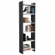ΒΙΒΛΙΟΘΗΚΗ CLASSIKER HM9226.13 ΜΕΛΑΜΙΝΗΣ ΓΚΡΙ-ΛΕΥΚΟ 48,5x22x160Υεκ.