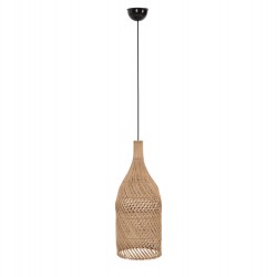 ΦΩΤΙΣΤΙΚΟ ΟΡΟΦΗΣ CARBOY HM7884 ΚΡΕΜΑΣΤΟ ΑΠΟ RATTAN ΣΕ ΦΥΣΙΚΟ ΧΡΩΜΑ Φ28x163,5Yεκ.