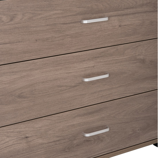 ΣΥΡΤΑΡΙΕΡΑ ΜΕ 4 ΣΥΡΤΑΡΙΑ THORG HM8996.05 ΜΕΛΑΜΙΝΗ ΣΕ ΦΥΣΙΚΟ ΞΥΛΟΥ 80x40x83Υεκ.