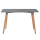 ΤΡΑΠΕΖΙ MINIMAL HM8581.02 ΑΝΟΙΧΤΟ ΓΚΡΙ MDF-ΠΟΔΙΑ ΟΞΙΑ ΣΕ ΦΥΣΙΚΟ ΧΡΩΜΑ- 120Χ60X74Υεκ.