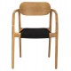ΠΟΛΥΘΡΟΝΑ OSLO HM9636.02 ΞΥΛΟ TEAK ΦΥΣΙΚΟ & ΣΧΟΙΝΙ--B’ΔΙΑΛΟΓΗΣ 55x54x80Y εκ.