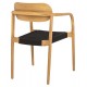 ΠΟΛΥΘΡΟΝΑ OSLO HM9636.02 ΞΥΛΟ TEAK ΦΥΣΙΚΟ & ΣΧΟΙΝΙ--B’ΔΙΑΛΟΓΗΣ 55x54x80Y εκ.