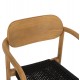ΠΟΛΥΘΡΟΝΑ OSLO HM9636.02 ΞΥΛΟ TEAK ΦΥΣΙΚΟ & ΣΧΟΙΝΙ--B’ΔΙΑΛΟΓΗΣ 55x54x80Y εκ.