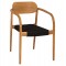 ΠΟΛΥΘΡΟΝΑ OSLO HM9636.02 ΞΥΛΟ TEAK ΦΥΣΙΚΟ & ΣΧΟΙΝΙ--B’ΔΙΑΛΟΓΗΣ 55x54x80Y εκ.