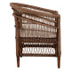 ΠΟΛΥΘΡΟΝΑ MALAWI HM9635.01 ΞΥΛΟ ΜΑΟΝΙ & RATTAN--Β'ΔΙΑΛΟΓΗΣ 80x70x86Υεκ.