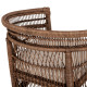 ΠΟΛΥΘΡΟΝΑ MALAWI HM9635.01 ΞΥΛΟ ΜΑΟΝΙ & RATTAN--Β'ΔΙΑΛΟΓΗΣ 80x70x86Υεκ.