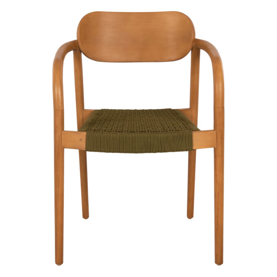 ΠΟΛΥΘΡΟΝΑ OSLO HM9636.05 ΞΥΛΟ TEAK ΦΥΣΙΚΟ & ΣΧΟΙΝΙ--B’ΔΙΑΛΟΓΗΣ 55x54x80Yεκ.