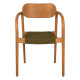 ΠΟΛΥΘΡΟΝΑ OSLO HM9636.05 ΞΥΛΟ TEAK ΦΥΣΙΚΟ & ΣΧΟΙΝΙ--B’ΔΙΑΛΟΓΗΣ 55x54x80Yεκ.