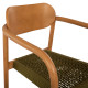 ΠΟΛΥΘΡΟΝΑ OSLO HM9636.05 ΞΥΛΟ TEAK ΦΥΣΙΚΟ & ΣΧΟΙΝΙ--B’ΔΙΑΛΟΓΗΣ 55x54x80Yεκ.