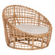 ΠΟΛΥΘΡΟΝΑ ENTO HM9814 RATTAN ΣΕ ΦΥΣΙΚΟ-ΜΠΕΖ ΜΑΞΙΛΑΡΙ 85x75x67Yεκ.
