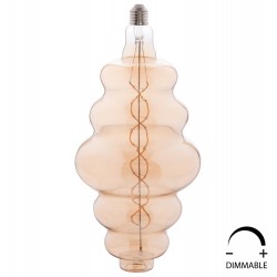 ΛΑΜΠΤΗΡΑΣ LED FILAMENT 8W E27 3000K GOLD COLOR DIMMABLE  HM4056.02