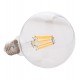 ΛΑΜΠΤΗΡΑΣ GLOBO LED FILAMENT 8W E27 2700K ΔΙΑΦΑΝΟΣ DIMMABLE HM4050.01