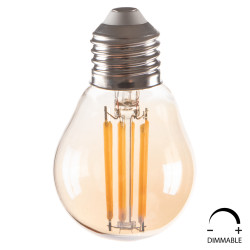 ΛΑΜΠΤΗΡΑΣ HM4046.02 LED FILAMENT 6W E27 3000K GOLD DIMMABLE