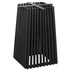 ΒΑΣΗ ΤΡΑΠΕΖΙΟΥ ΕΣΩΤ.ΧΩΡΟΥ ΤΕΤΡΑΓΩΝΗ FRANTZ HM9460.12 ΞΥΛΟ MINDI ΣΕ ΜΑΥΡΟ 45x45x73Y εκ.