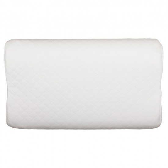ΜΑΞΙΛΑΡΙ ΥΠΝΟΥ BEZEL HM673 MEMORY FOAM-ΛΕΥΚΟ ΥΦΑΣΜΑ 55x32Υεκ