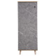 ΠΑΠΟΥΤΣΟΘΗΚΗ-ΝΤΟΥΛΑΠΙ ALVARO HM8954.12 ΜΕΛΑΜΙΝΗ SONAMA-STONE TEXTURE 50Χ38Χ135Yεκ.