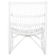 ΠΟΛΥΘΡΟΝΑ GRINN HM9815.03 ΡΑΒΔΟΙ RATTAN ΣΕ ΛΕΥΚΟ 56,5x73,5x79,5Υ εκ.