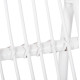 ΠΟΛΥΘΡΟΝΑ GRINN HM9815.03 ΡΑΒΔΟΙ RATTAN ΣΕ ΛΕΥΚΟ 56,5x73,5x79,5Υ εκ.
