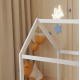 ΚΡΕΒΑΤΙ ΠΑΙΔΙΚΟ PEPE HM678.03 τ.MONTESSORI ΞΥΛΟ ΠΕΥΚΟ ΛΕΥΚΟ- 140x70εκ