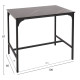 ΣΕΤ ΤΡΑΠΕΖΑΡΙΑ ΜΠΑΡ 5ΤΜΧ BOXY HM9882.13 ΜΑΥΡΟ ΜΕΤΑΛΛΟ-ΜΕΛΑΜΙΝΗ ΜΑΥΡΟ ΜΑΡΜΑΡΟ