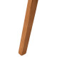 ΠΟΛΥΘΡΟΝΑ RIMINI HM9867.02 ΞΥΛΟ TEAK ΦΥΣΙΚΟ-ΜΑΥΡΟ ΣΧΟΙΝΙ & PU ΚΑΘΙΣΜΑ 60x61x76Υεκ.