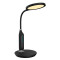 ΦΩΤΙΣΤΙΚΟ ΓΡΑΦΕΙΟΥ LED BLAIN HM4460.02 ΜΑΥΡΟ ABS & ΣΙΛΙΚΟΝΗ Φ18,5x40,7Υ εκ.