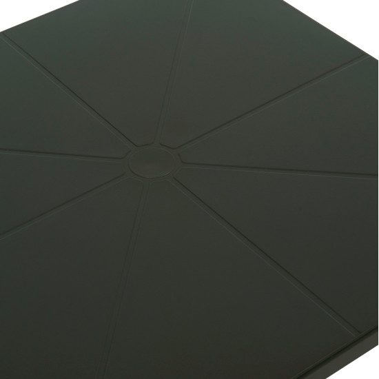 ΤΡΑΠΕΖΙ ΠΟΛΥΠΡΟΠΥΛΕΝΙΟΥ ΤΕΤΡΑΓΩΝΟ TERRIN HM6125.15 DARK OLIVE 60x60x75Υεκ.