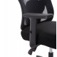 ΚΑΡΕΚΛΑ ΓΡΑΦΕΙΟΥ MEXER HM1195.01 ΜΑΥΡΟ MESH-PP ΒΑΣΗ 68x70x136Υεκ.