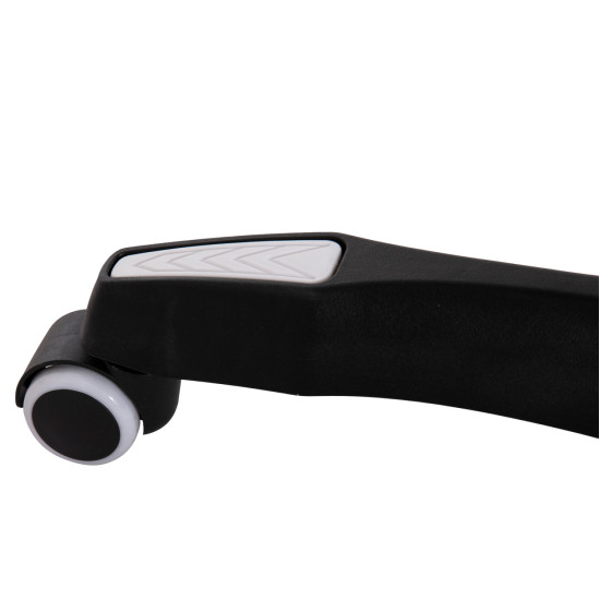 ΠΟΛΥΘΡΟΝΑ GAMING DARREN HM1203.04 ΜΑΥΡΟ-ΛΕΥΚΟ PVC 58.5x100x120Υεκ.