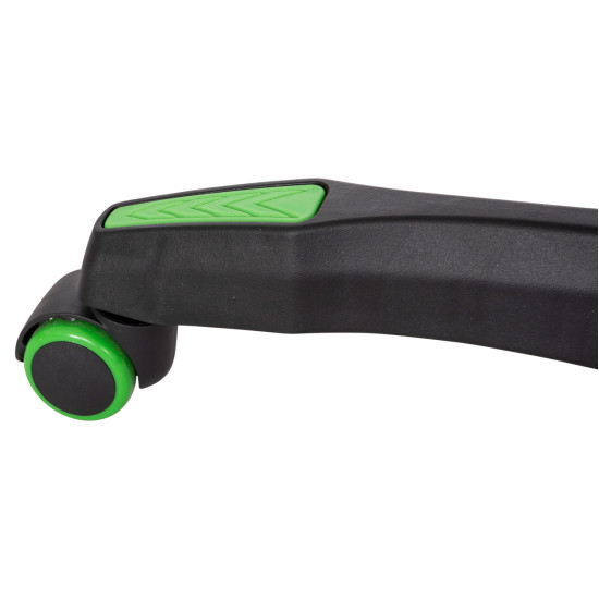 ΠΟΛΥΘΡΟΝΑ GAMING DARREN HM1203.03 ΜΑΥΡΟ-ΠΡΑΣΙΝΟ PVC 58.5x100x120Υεκ.