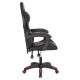 ΠΟΛΥΘΡΟΝΑ GAMING DARREN HM1203.01 ΜΑΥΡΟ-ΚΟΚΚΙΝΟ PVC 58.5x100x120Υεκ.