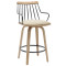 ΣΚΑΜΠΟ ΜΠΑΡ JUDI HM9985.01 WHITE WASH Κ.Π.-ΜΑΥΡΟ ΜΕΤΑΛΛΟ-ΜΠΕΖ ΥΦΑΣΜΑ 48x52x92Υεκ