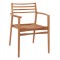 ΠΟΛΥΘΡΟΝΑ MOOSEN HM9936 ΜΑΣΙΦ ΞΥΛΟ TEAK ΣΕ ΦΥΣΙΚΟ 59x60x78,5Υ