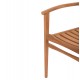 ΠΟΛΥΘΡΟΝΑ MOOSEN HM9936 ΜΑΣΙΦ ΞΥΛΟ TEAK ΣΕ ΦΥΣΙΚΟ 59x60x78,5Υ