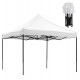 ΚΙΟΣΚΙ/GAZEBO MATTHEW HM6310 ΠΤΥΣΣΟΜΕΝΟ-ΣΚΕΛΕΤΟΣ ΜΕΤΑΛ.ΜΑΥΡΟΣ-ΛΕΥΚΟ ΥΦΑΣΜΑ 3x3x3,10Yμ