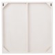 ΠΙΝΑΚΑΣ ΤΕΤΡΑΓΩΝΟΣ ΣΕΙΡΑ SANTORINI HM4508 MDF ΣΕ ΥΠΟΛΕΥΚΟ ΧΡΩΜΑ 80x4(πάχος)x80Υεκ.