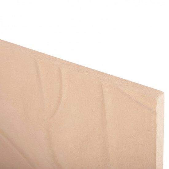 ΠΙΝΑΚΑΣ ΤΕΤΡΑΓΩΝΟΣ ΣΕΙΡΑ SANTORINI HM4520 MDF ΣΕ ΜΠΕΖ ΧΡΩΜΑ 80x4(πάχος)x80Υεκ.