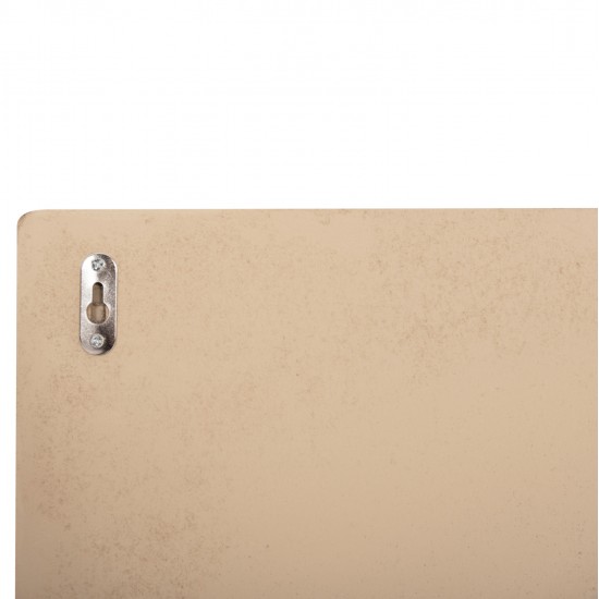 ΠΙΝΑΚΑΣ ΤΕΤΡΑΓΩΝΟΣ ΣΕΙΡΑ SANTORINI HM4520 MDF ΣΕ ΜΠΕΖ ΧΡΩΜΑ 80x4(πάχος)x80Υεκ.
