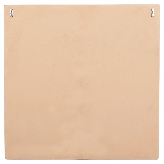 ΠΙΝΑΚΑΣ ΤΕΤΡΑΓΩΝΟΣ ΣΕΙΡΑ SANTORINI HM4520 MDF ΣΕ ΜΠΕΖ ΧΡΩΜΑ 80x4(πάχος)x80Υεκ.